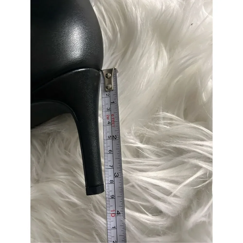 Nine West Black booties western size 9.5 - Picture 4 of 6